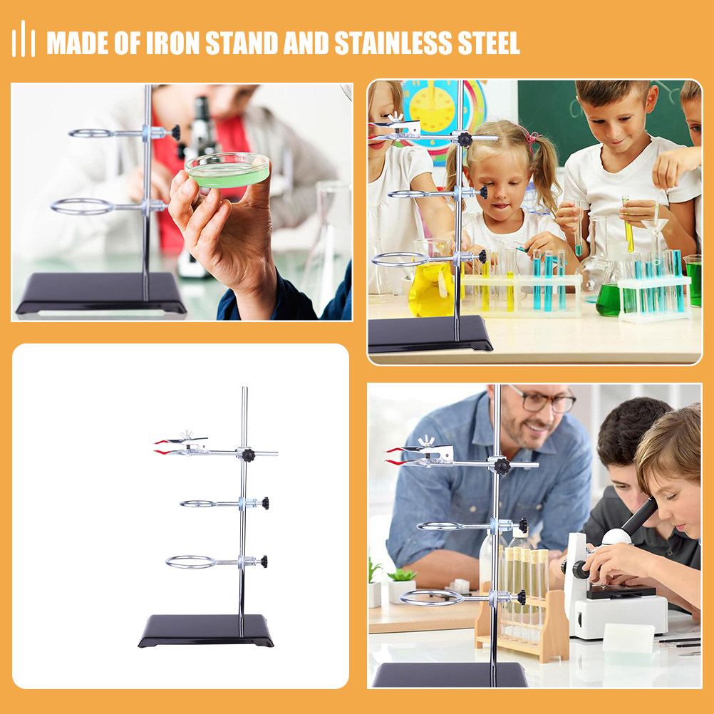 Clamp Stand Ring Stand Laborat - Lab Equipment ulasan dan harga