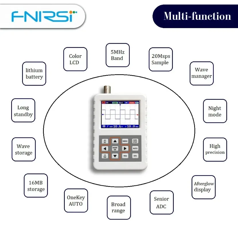 1PC DSO FNIRSI PRO Handheld mi - Fnirsi Digital Oscilloscope Handheld ulasan dan harga