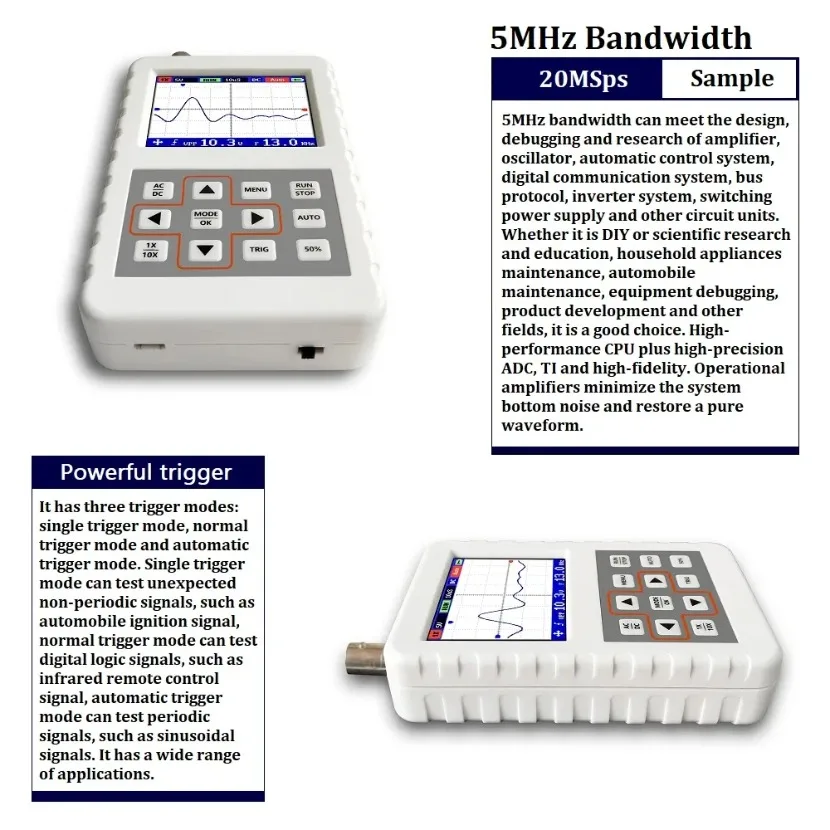 1PC DSO FNIRSI PRO Handheld mi - Fnirsi Digital Oscilloscope Handheld ulasan dan harga