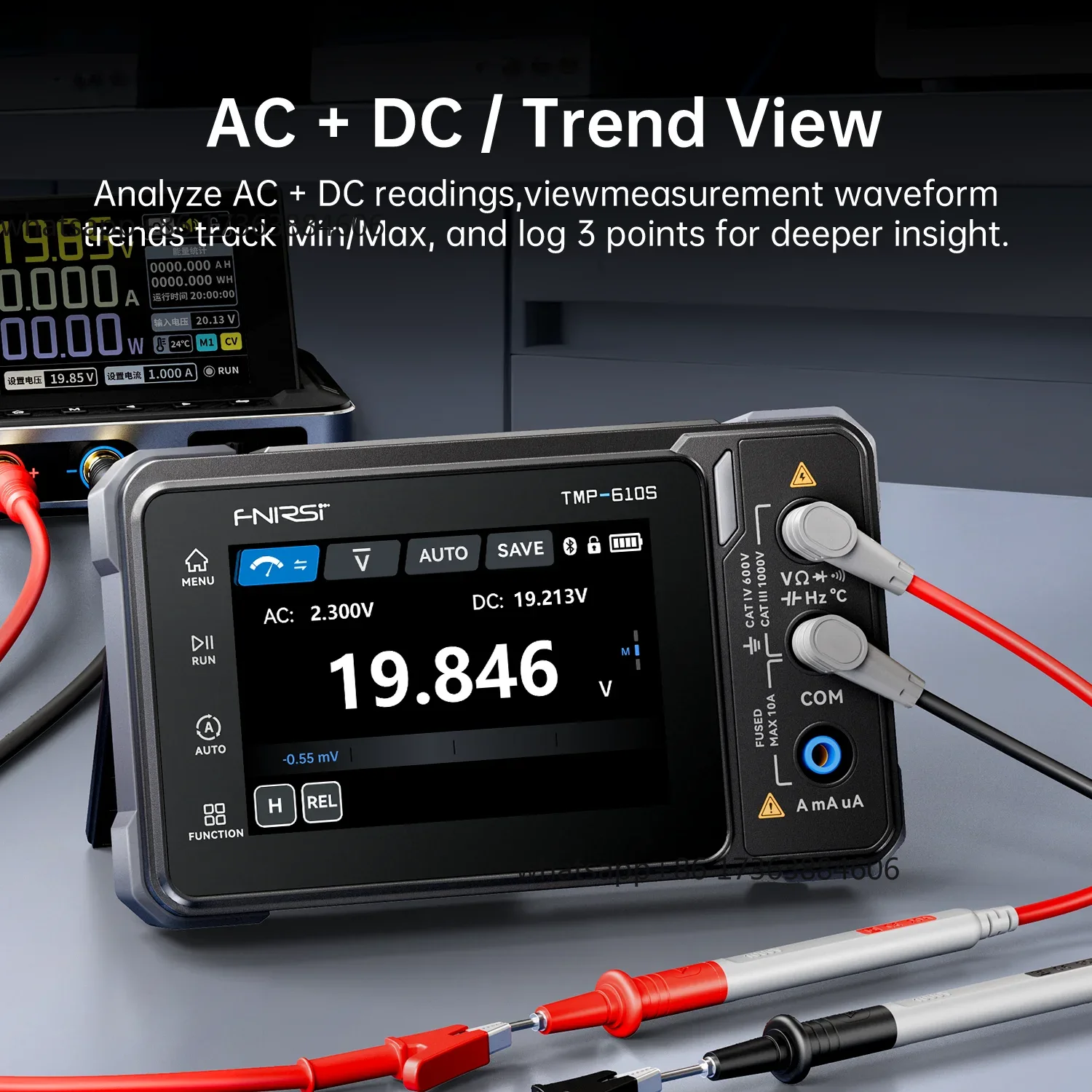 FNIRSI TMP-610S Digital Multim - Fnirsi Digital Oscilloscope Handheld ulasan dan harga