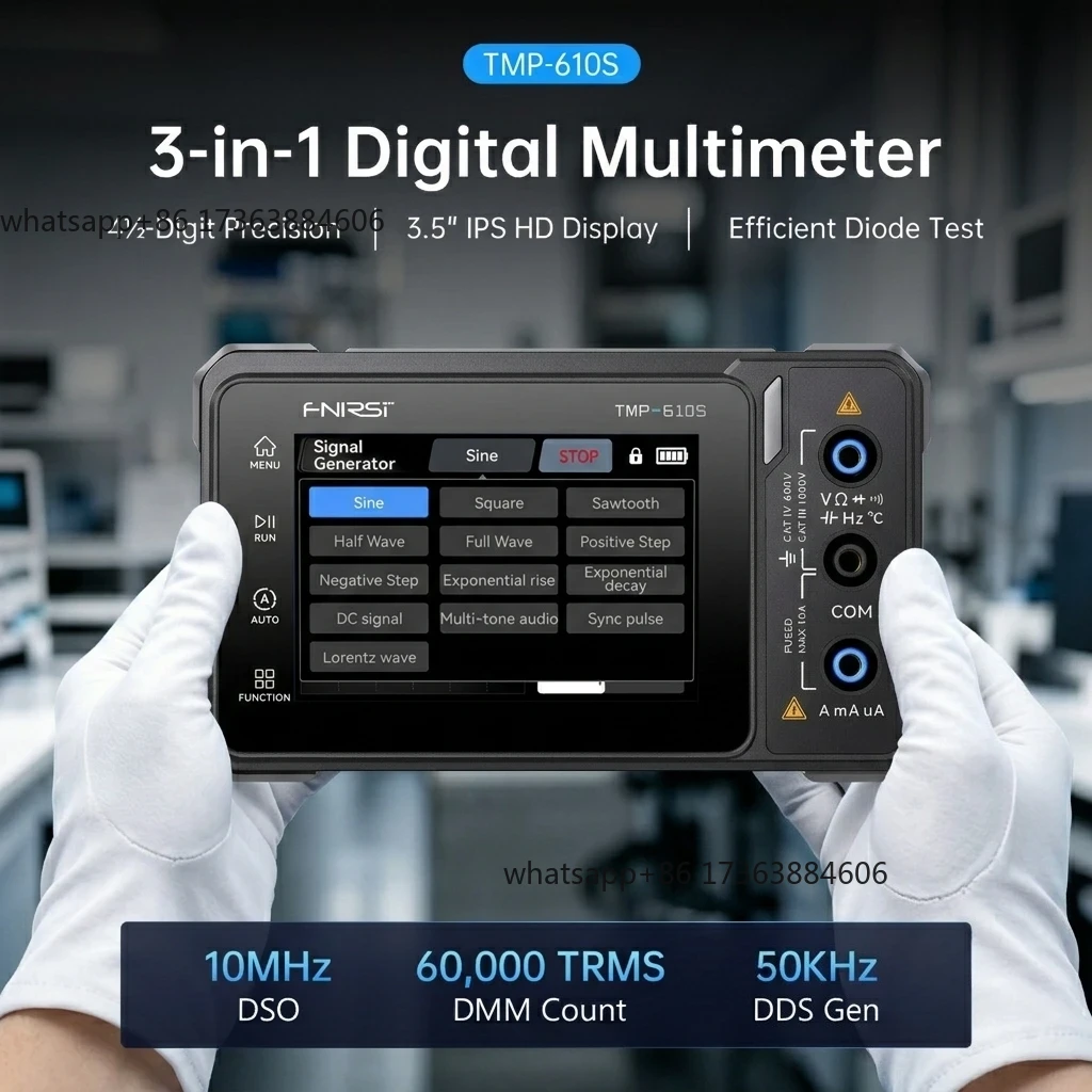 FNIRSI TMP-610S Digital Multim - Fnirsi Digital Oscilloscope Handheld ulasan dan harga