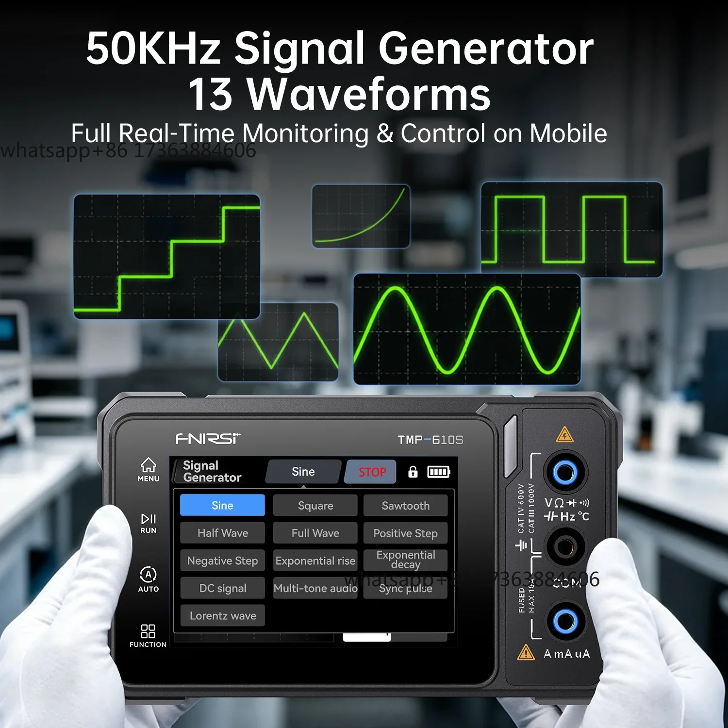FNIRSI TMP-610S Digital Multim - Fnirsi Digital Oscilloscope Handheld ulasan dan harga