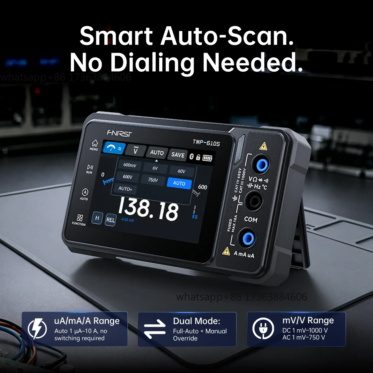 FNIRSI TMP-610S Digital Multim - Fnirsi Digital Oscilloscope Handheld ulasan dan harga