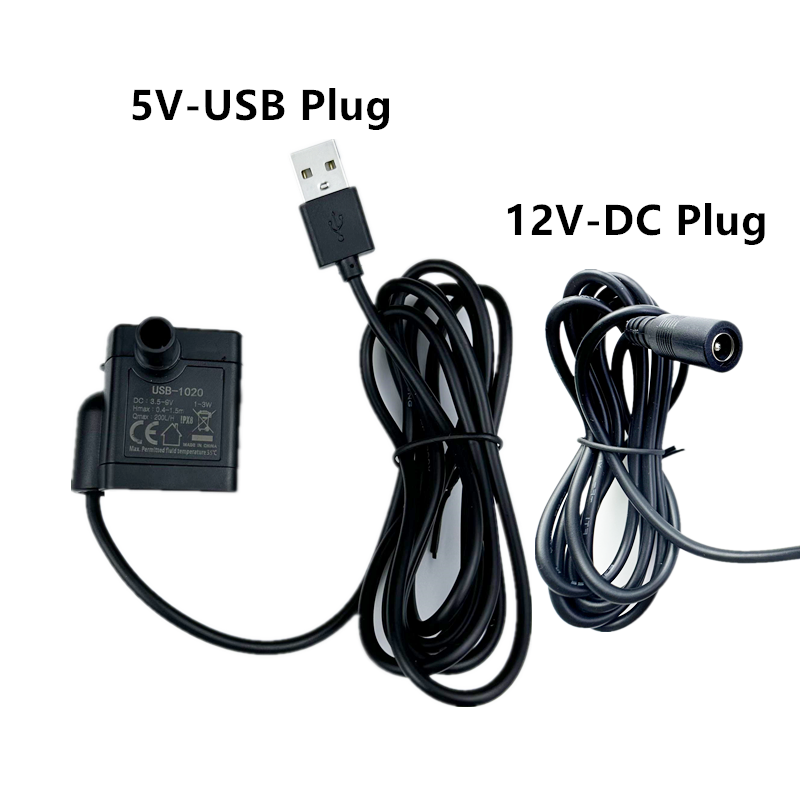 1PCS Water Pump 5V USB Plug 3W - Mini Peristaltic Pump 12V ulasan dan harga