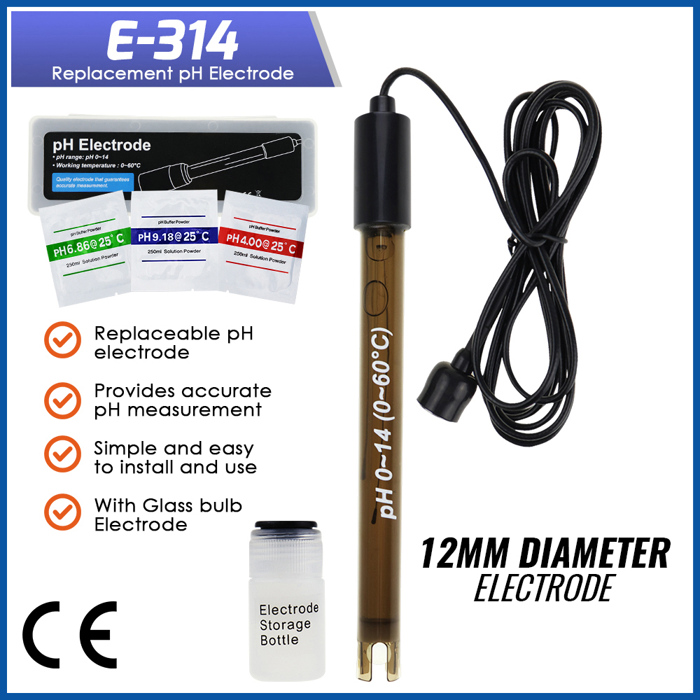 Ph Meter Ph Sonde Pool BNC Typ - Ph Meter Digital Water Tester ulasan dan harga