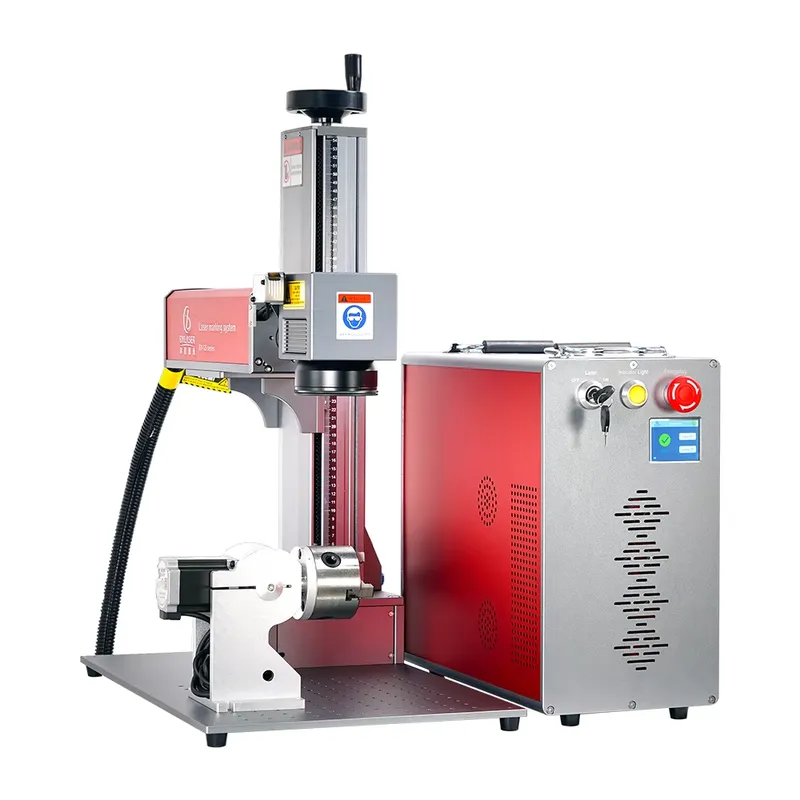 New Intelligent Detection 2.5D - Fiber Laser Marking Machine 30W ulasan dan harga