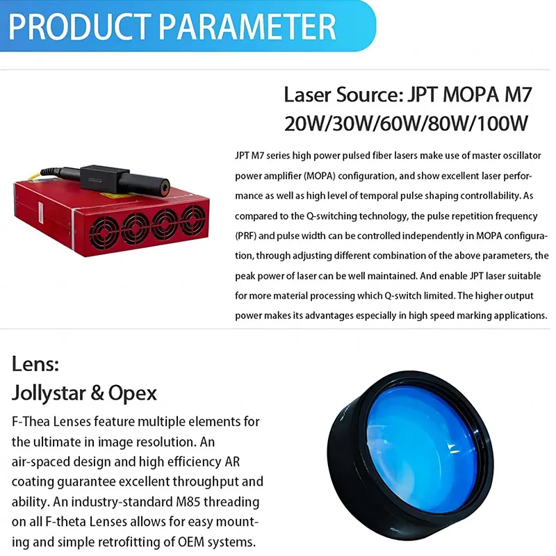 New Intelligent Detection 2.5D - Fiber Laser Marking Machine 30W ulasan dan harga